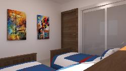 apartamento en venta de 3 hab en torre en Manoguayabo
