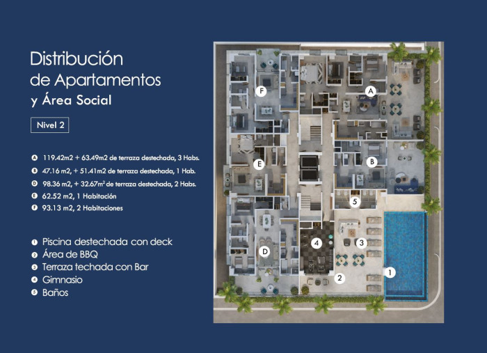 Apartamento en Venta en Evaristo con 3 Habitaciones