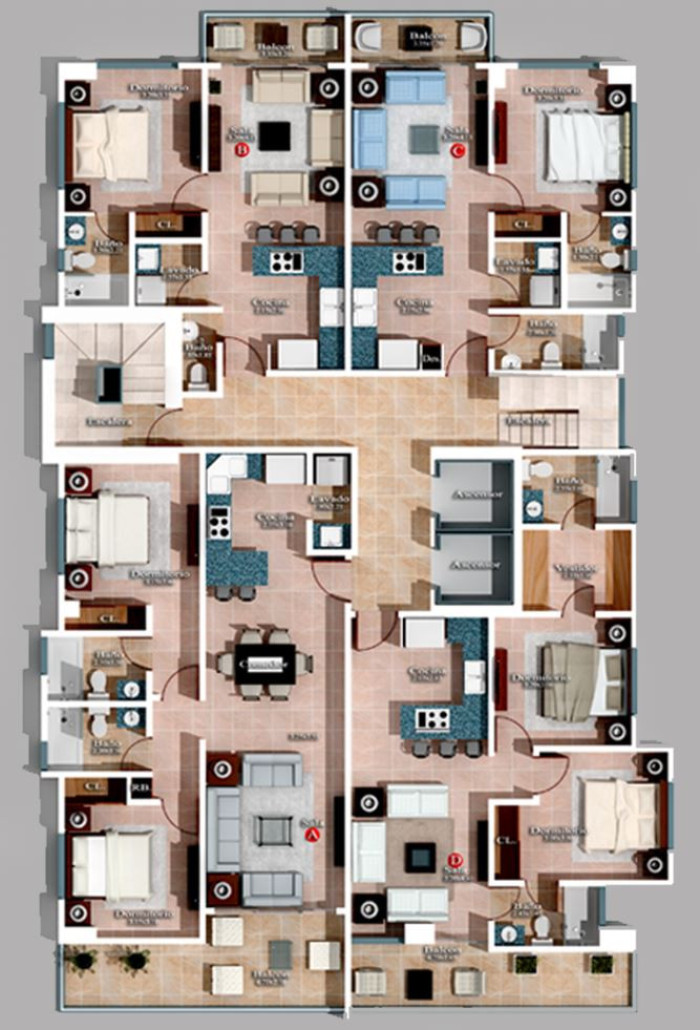 Apartamento de 2 habitaciones en Venta en el Naco