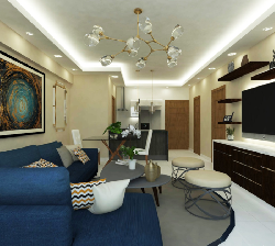 Venta de apartamento 1h en lujoso edificio en Gazcue