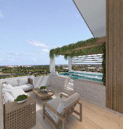 Penthouse en Venta de 2 Habitaciones en Punta Cana