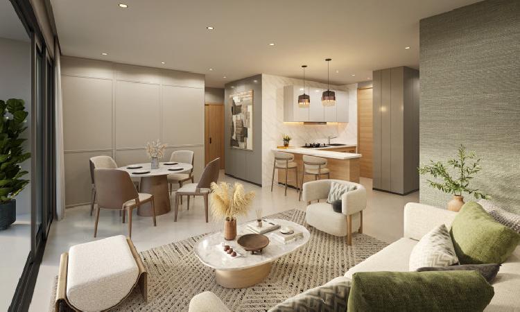 Apartamento en venta de 2 habitaciones en El Millón