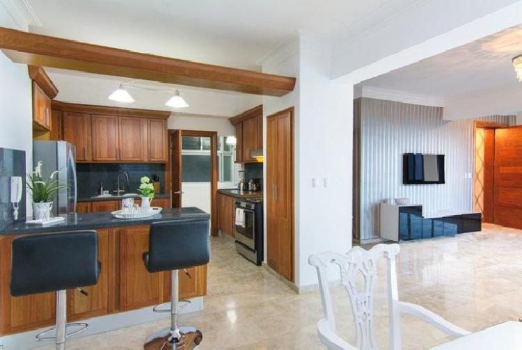 Apartamento en venta amueblado en los Cacicazgos