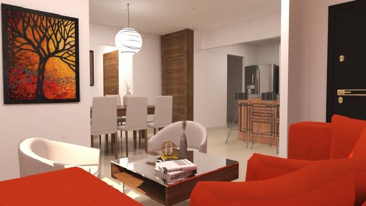 apartamento en venta de 3 hab en torre en Manoguayabo