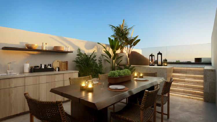 Apartamento de 1 hab mas estudio venta en Punta Cana
