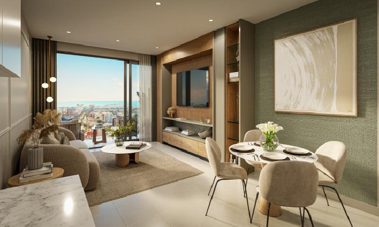 Apartamento en venta de 2 habitaciones en El Millón