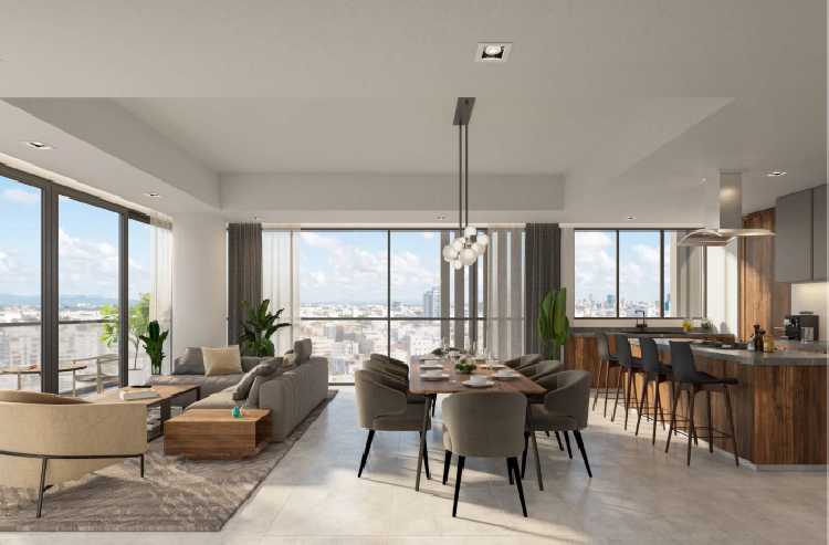 Apartamentos de lujo en el sector de Los Cacicazgos.