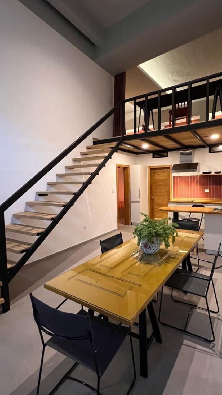 Apartamento en Alquiler Tipo Loft  en la Zona Colonial